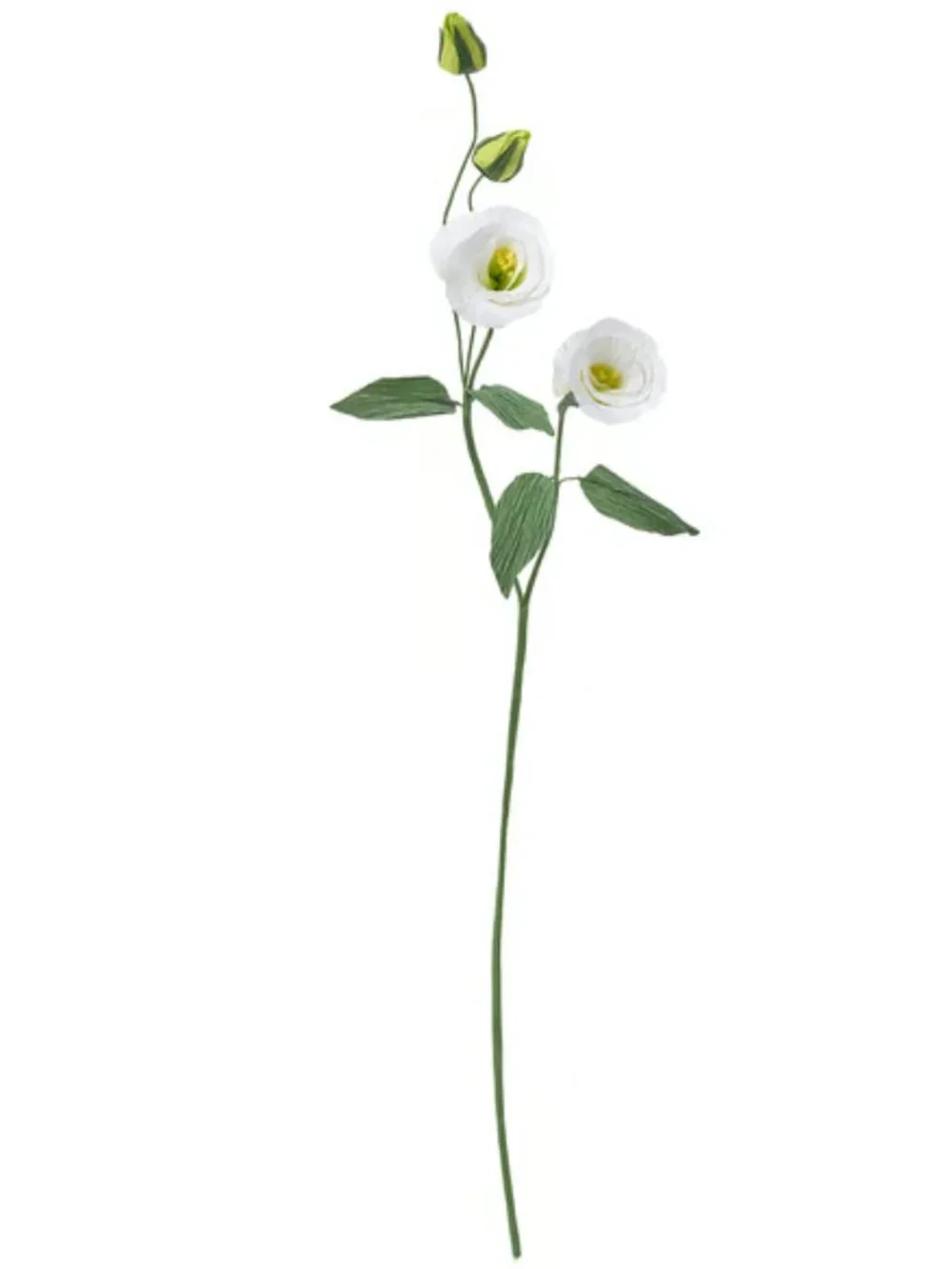 GULDSPETT 106.149.75 Artificial flower, paper/lisianthus white, 22